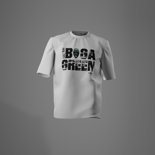 "Iboga Green Tee"  I T-SHIRT Blanc